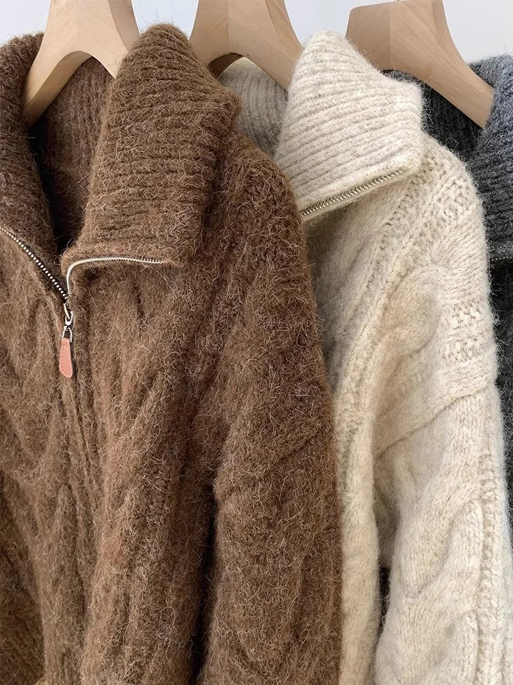 Cardigan à col chemise